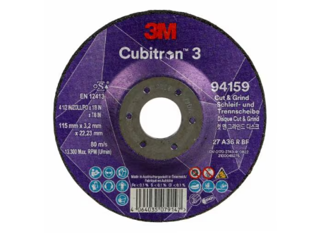 Disc taiere si slefuire Cubitron™ 3, 115mm, 36+, 3M